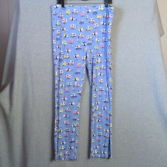 Nite Nite Munki Munki Blue RV Camper Travel Pajama Set Women's XL - Picture 5 of 8